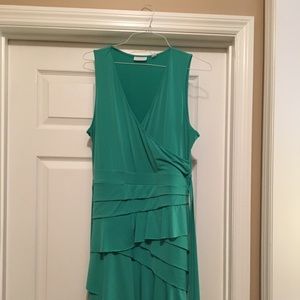 H&M ruffle front dress